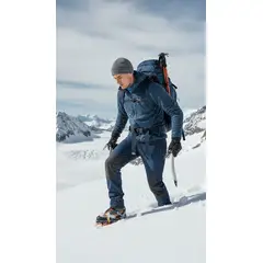 BLUE MOUNTAIN - Pantalón Softshell Hombre Impermeable Para Nieve