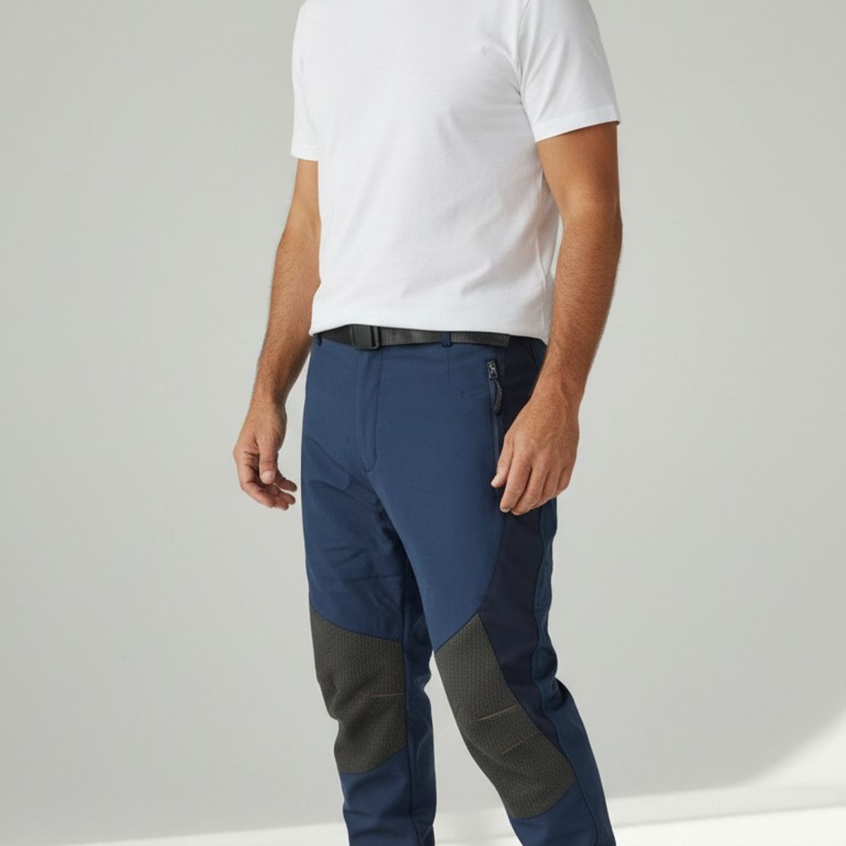 BLUE MOUNTAIN - Pantalón Softshell Hombre Impermeable Para Nieve
