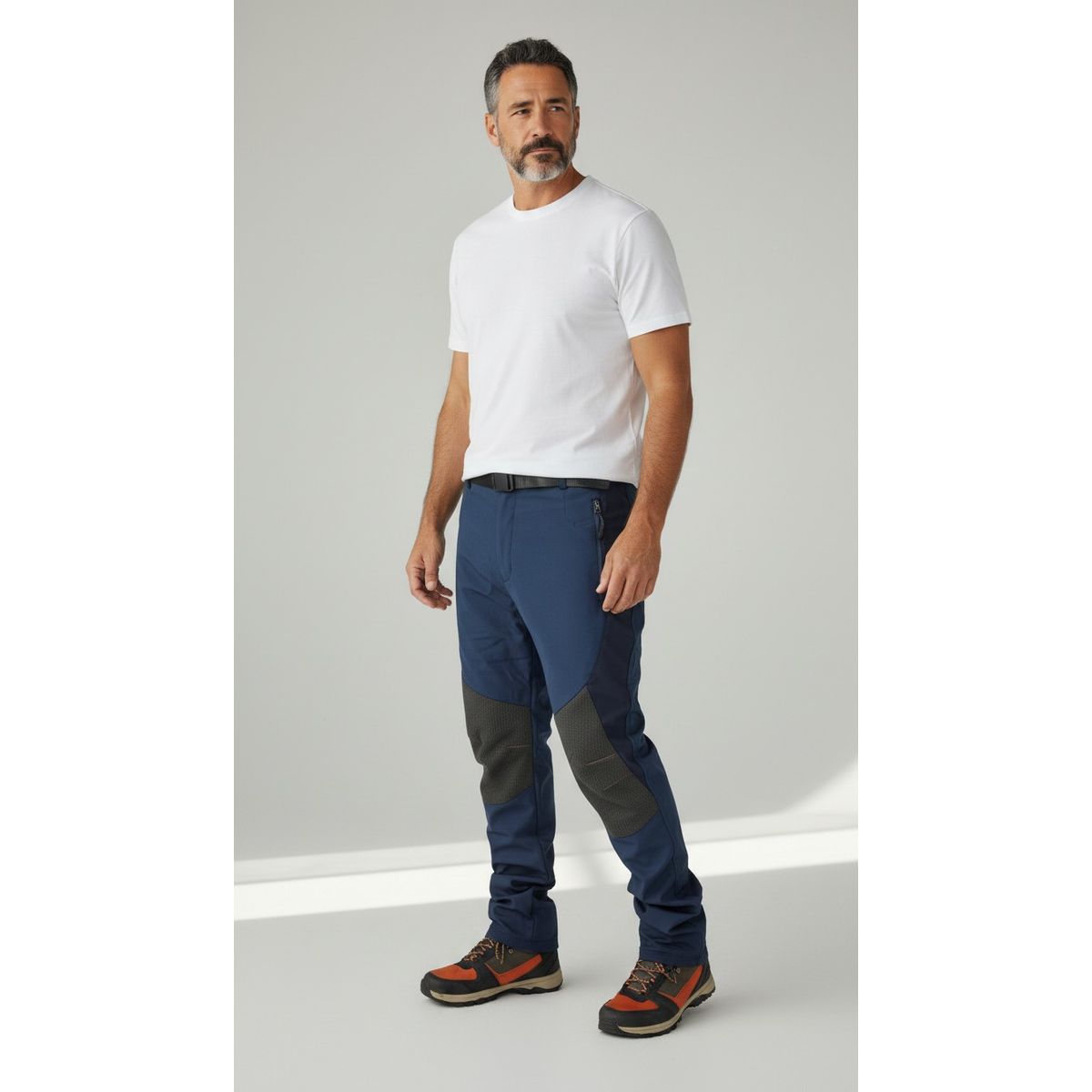 BLUE MOUNTAIN - Pantalón Softshell Hombre Impermeable Para Nieve