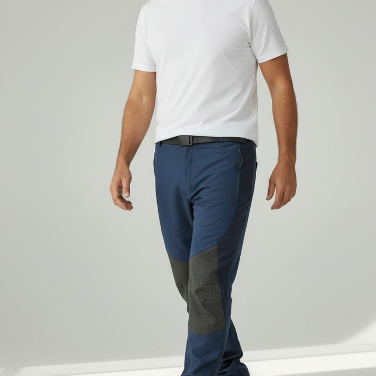 BLUE MOUNTAIN - Pantalón Softshell Hombre Impermeable Para Nieve