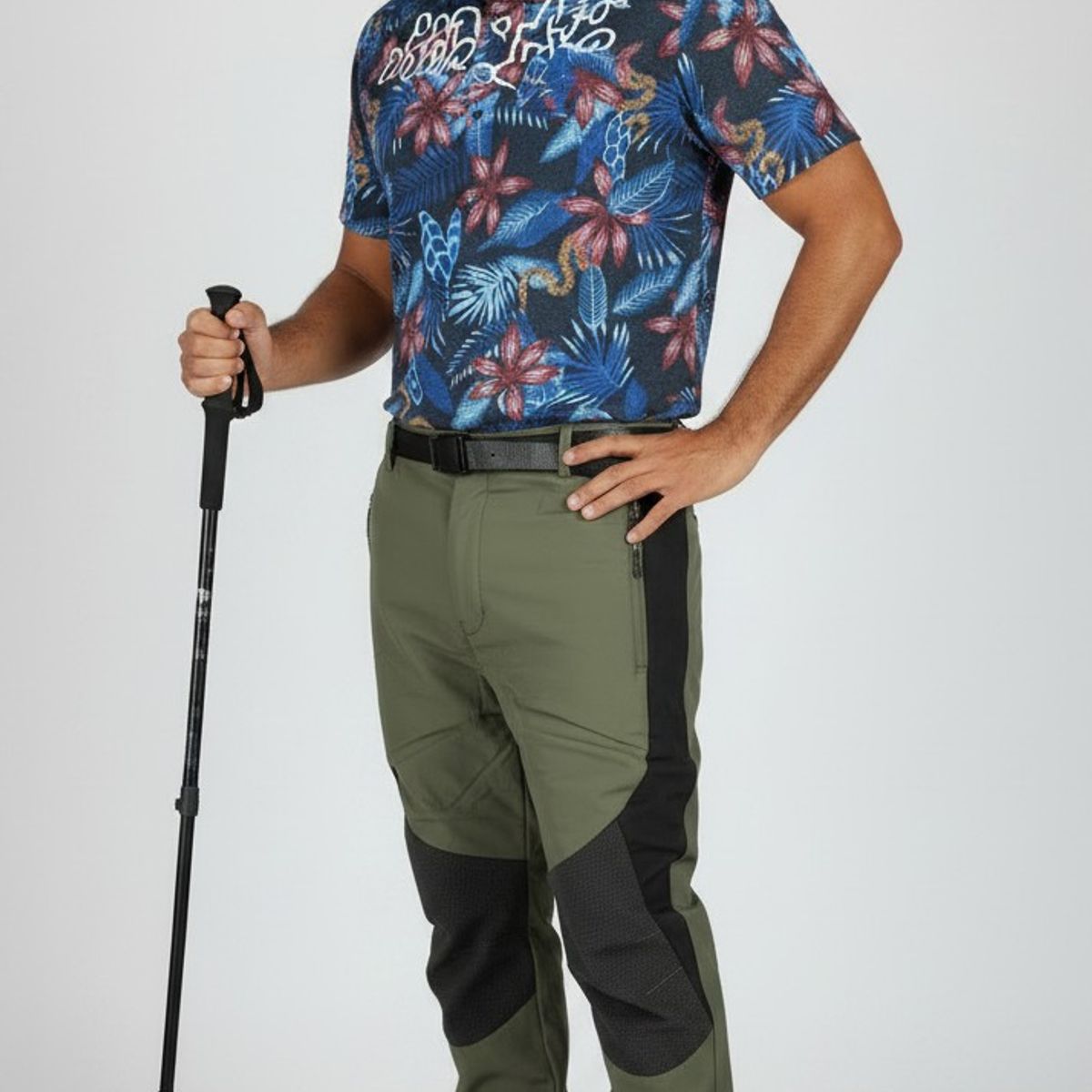 BLUE MOUNTAIN - Pantalón Softshell Hombre Impermeable Para Nieve