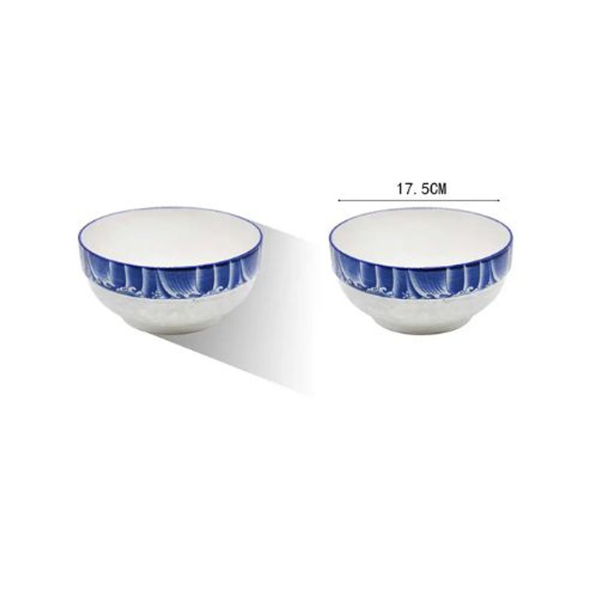 GENERICO - TAZÓN DE CERÁMICA ESTILO ASIÁTICO 17,5CM