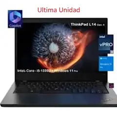 LENOVO - NOTEBOOK ThinkPad L14 Core i5 13TH SSD 512 M.2 PCIE 16GB RAM DDR4 PANTALLA 14"
