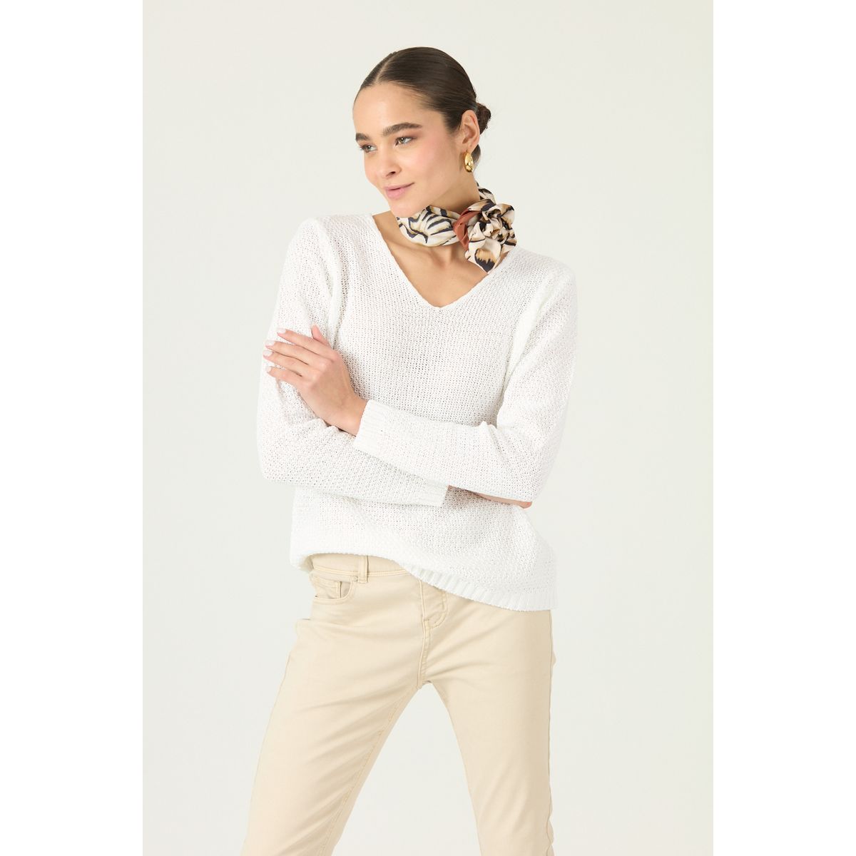 PRIVILEGE - Sweater Blanco Cod 5406265