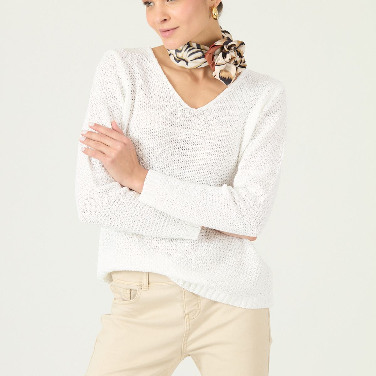 PRIVILEGE - Sweater Blanco Cod 5406265