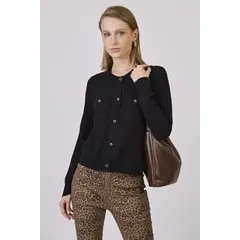 PRIVILEGE - Cardigan Negro Cod 5414546