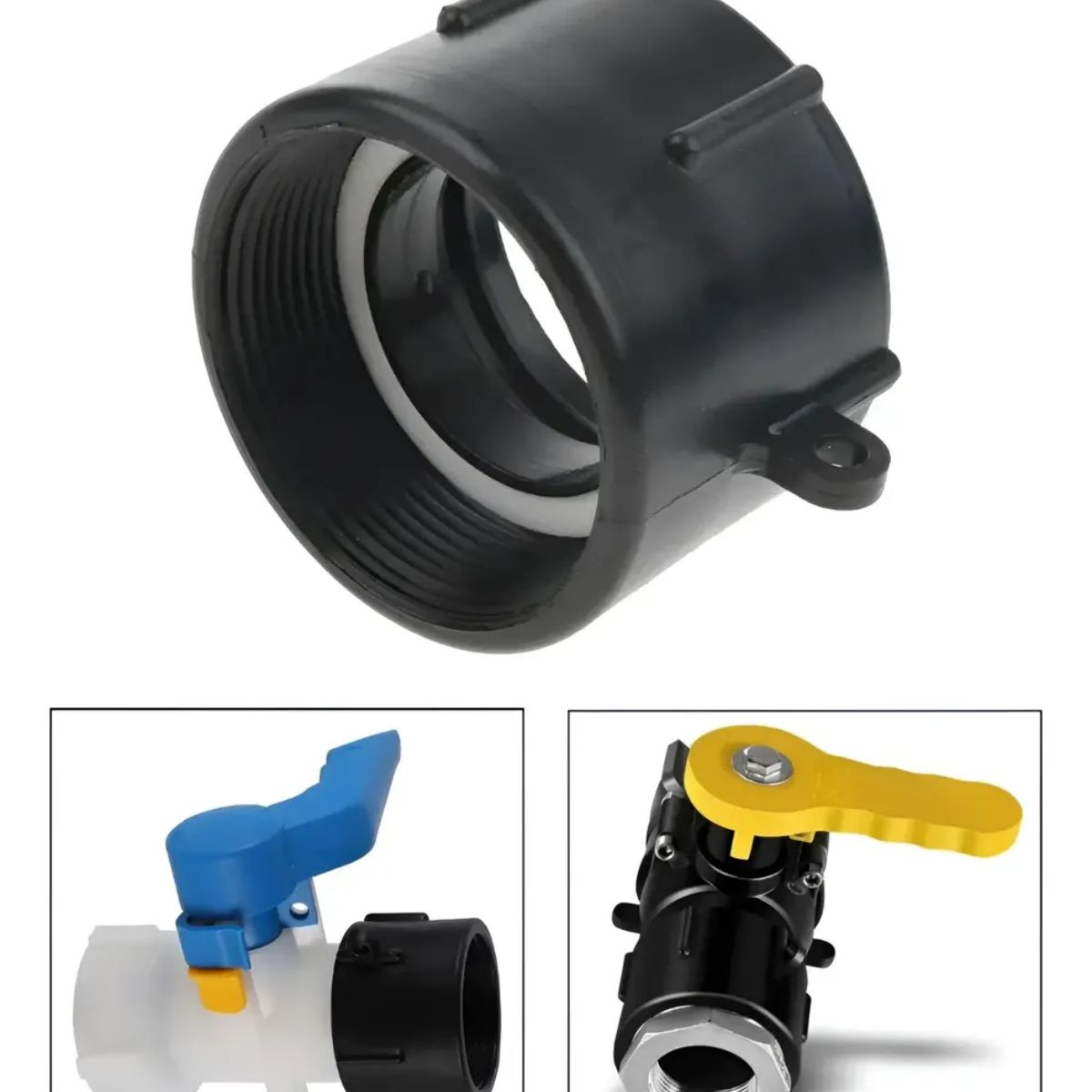 Adaptador S60x6 Ibc O Bidón Con Salida 2 Pulgada 60mm, marca GENERICO - Foto Principal