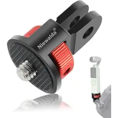 KUANGYE - Adaptador Tripode Giratorio 360 Grados 1/4pul Montaje Gopro