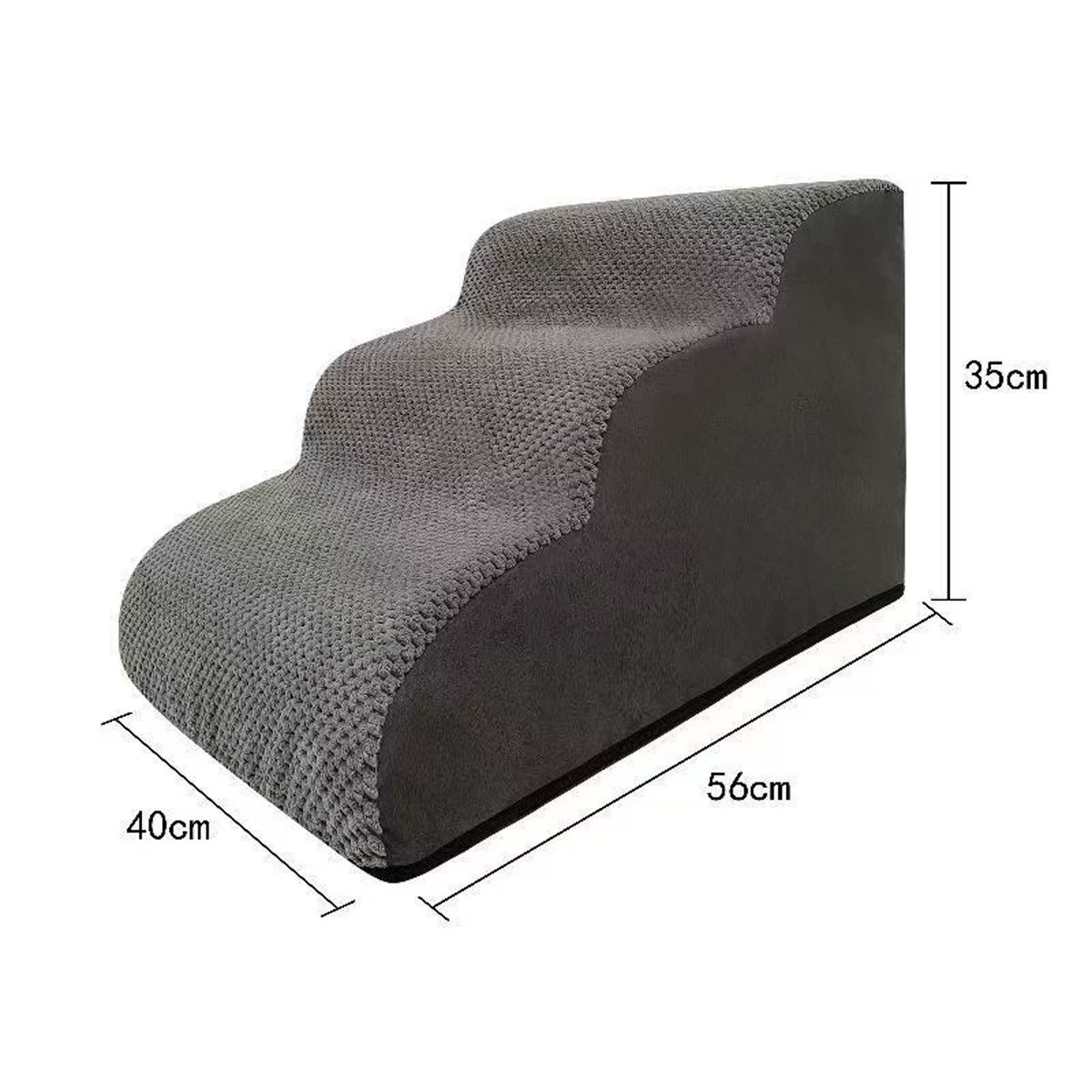 KINDA NICE - Escalera Para Perros Sofá/cama Antideslizante 3 Escalones