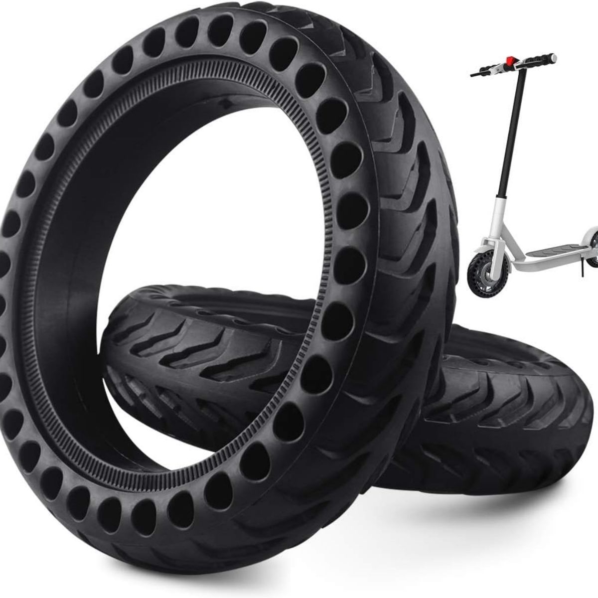 GENERICO - Rueda Maciza Patinete Eléctrico Neumático Para M365muvter
