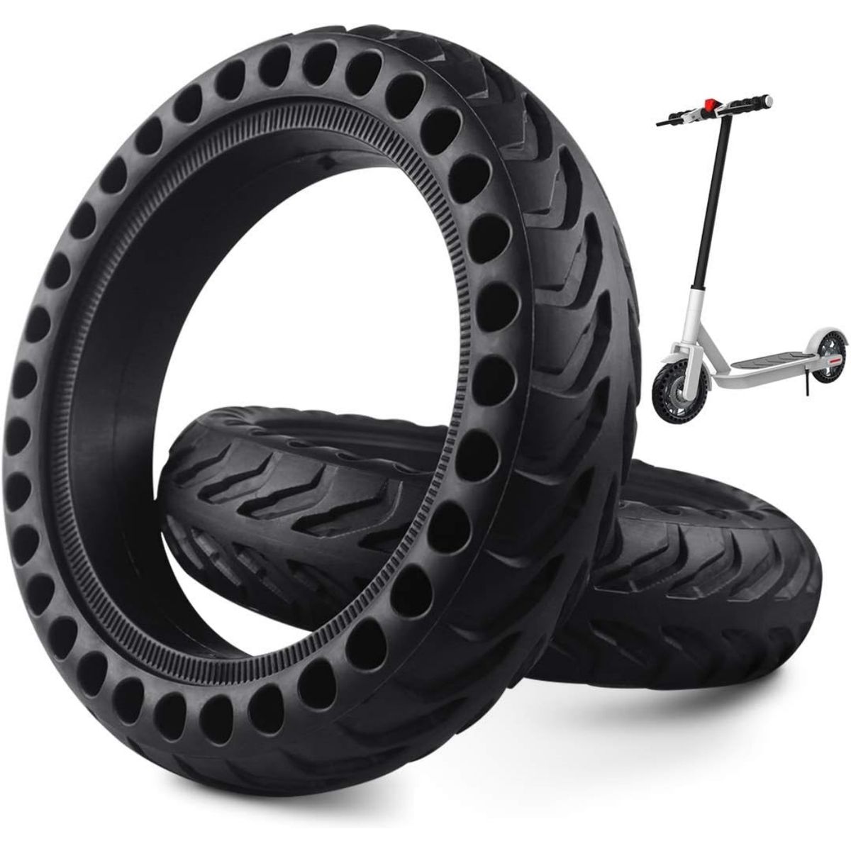 GENERICO - Rueda Maciza Patinete Eléctrico Neumático Para M365muvter
