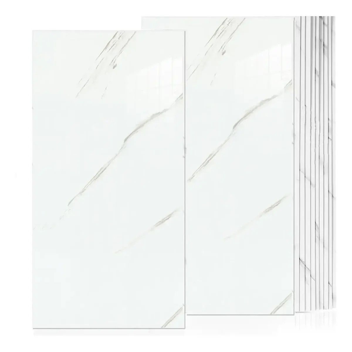 KUANGYE - 20pcs Baldosas Autoadhesivas 60x30cm Para Piso muro Y Cocina