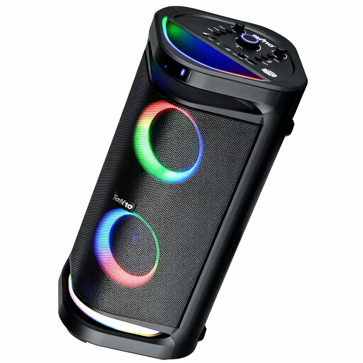 EWTTO - Parlante Karaoke Bluetooth EWTTO con Micrófono Inalámbrico + Control Remoto RGB