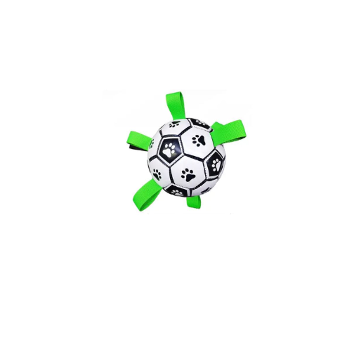 GENERICO - Pelota De Fútbol Interactiva Para Perros Con Correas 15.5cm