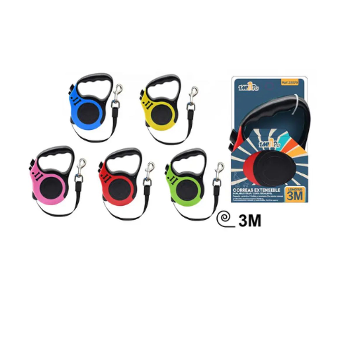 GENERICO - Correa Tetráctil Automática Multicolor 3m