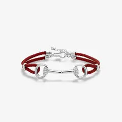 GENERICO - Pulsera Hefang De Hilo Rojo Con Cierre De Bendición Circonitas Mujer