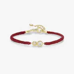 GENERICO - Pulsera Hefang De Hilo Rojo De La Prosperidad Circonitas Mujer Joyería