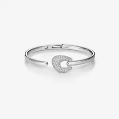 GENERICO - Pulsera Hefang Con Cierre De Herradura Circonitas Plata 925 Mujer Moda