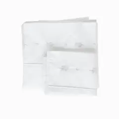 SIMPLE GRACIA - Set Sábanas Cuna Elefante 140x70 100% Algodón 300 Hilos 3 Piezas