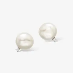GENERICO - Aretes Hefang De Perlas Perlas Circonitas Plata 925 Mujer Joyería Moda