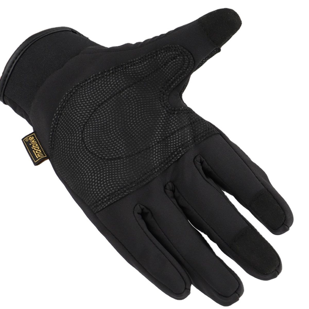 GENERICO - Guantes de moto invierno térmicos Touch Negro
