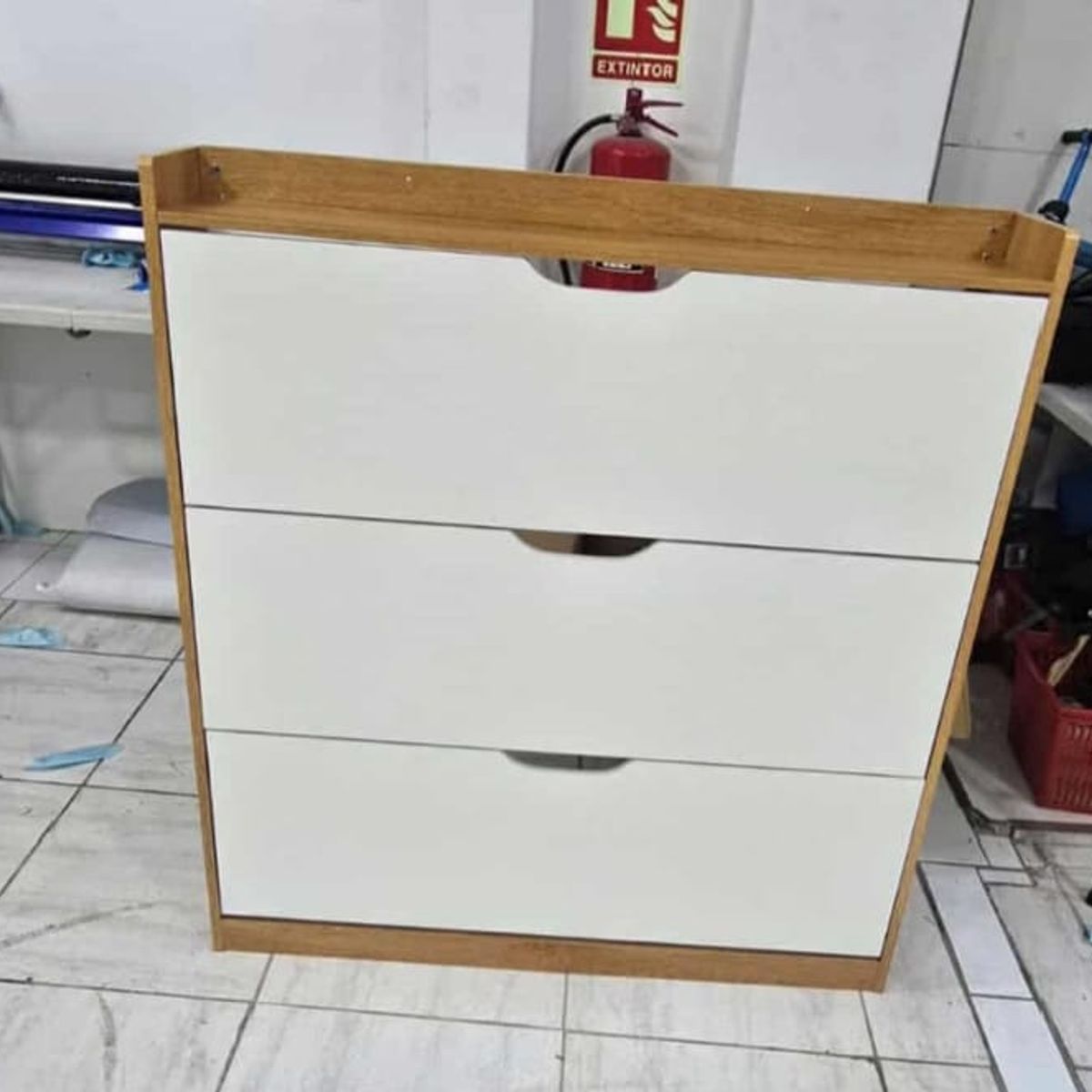 GENERICO - ZAPATERO ORGANIZADOR DISEÑO BLANCO
