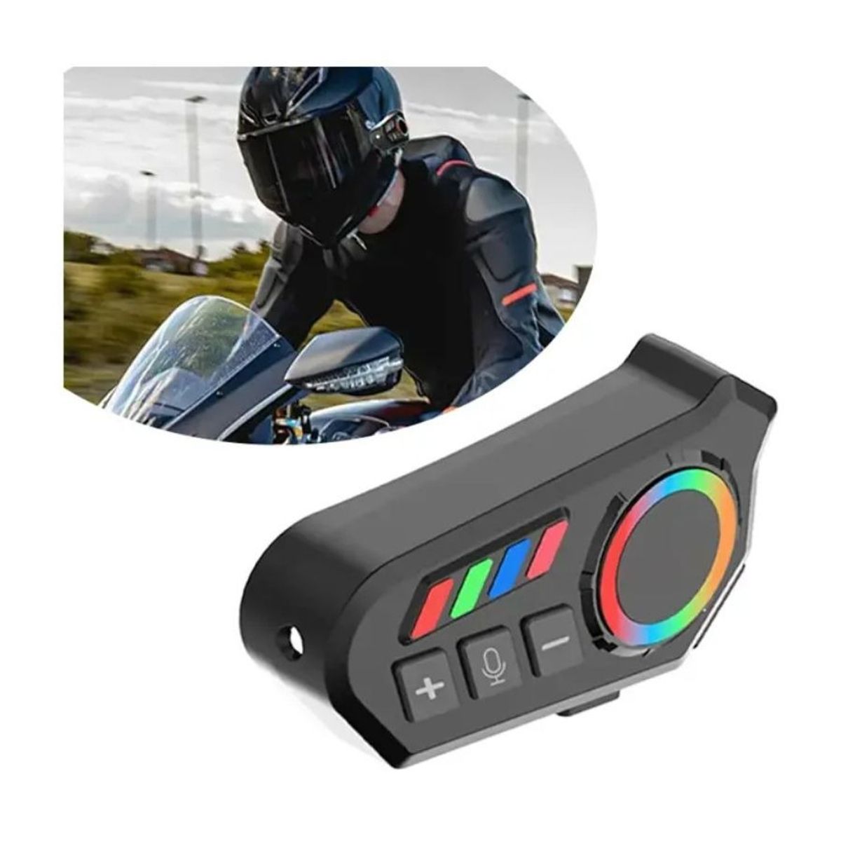GENERICO - Intercomunicador Bluetooth Para Casco Moto K06a Manos Libres