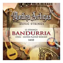 MEDINA ARTIGAS - Encordado bandurria steel/plateada 1410