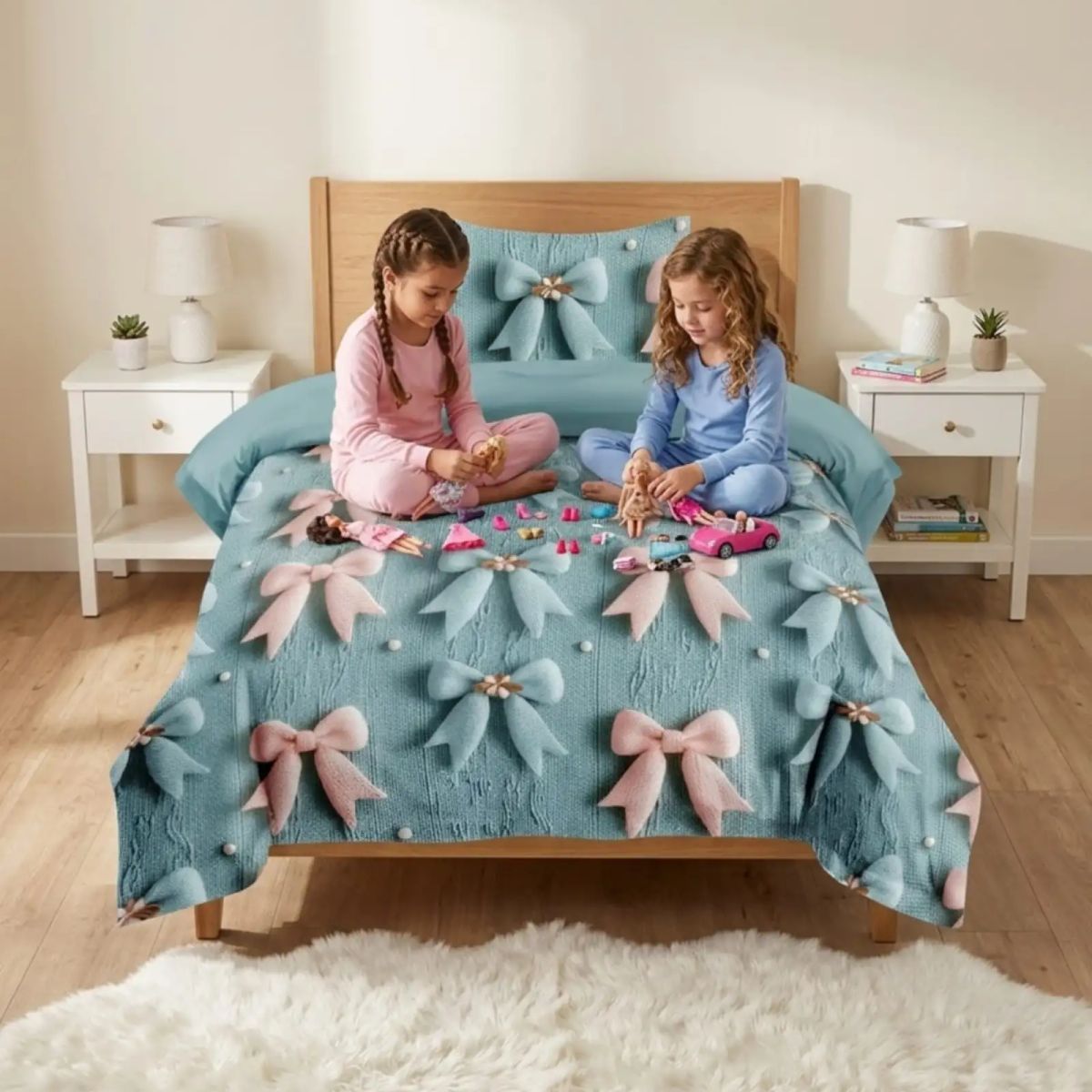 GENERICO - Quilt Cubrecamas Ligero Verano Efecto 5D Con Fundas Plaza y Media