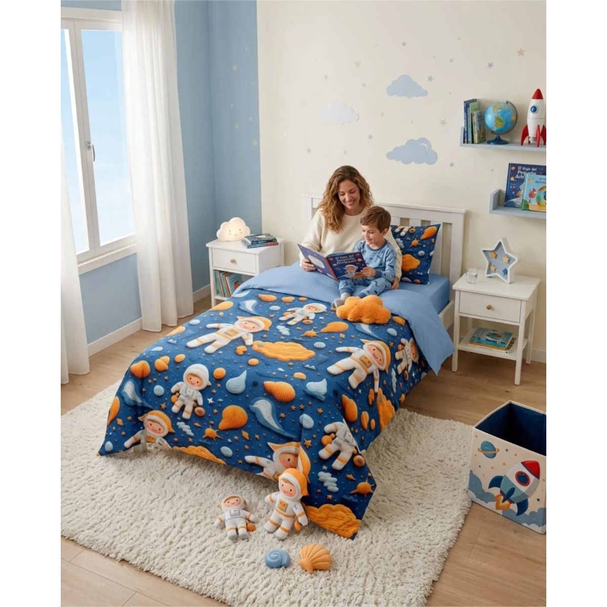 GENERICO - Quilt De Verano 5D Cubrecama Ligero Transpirable Plaza y Media