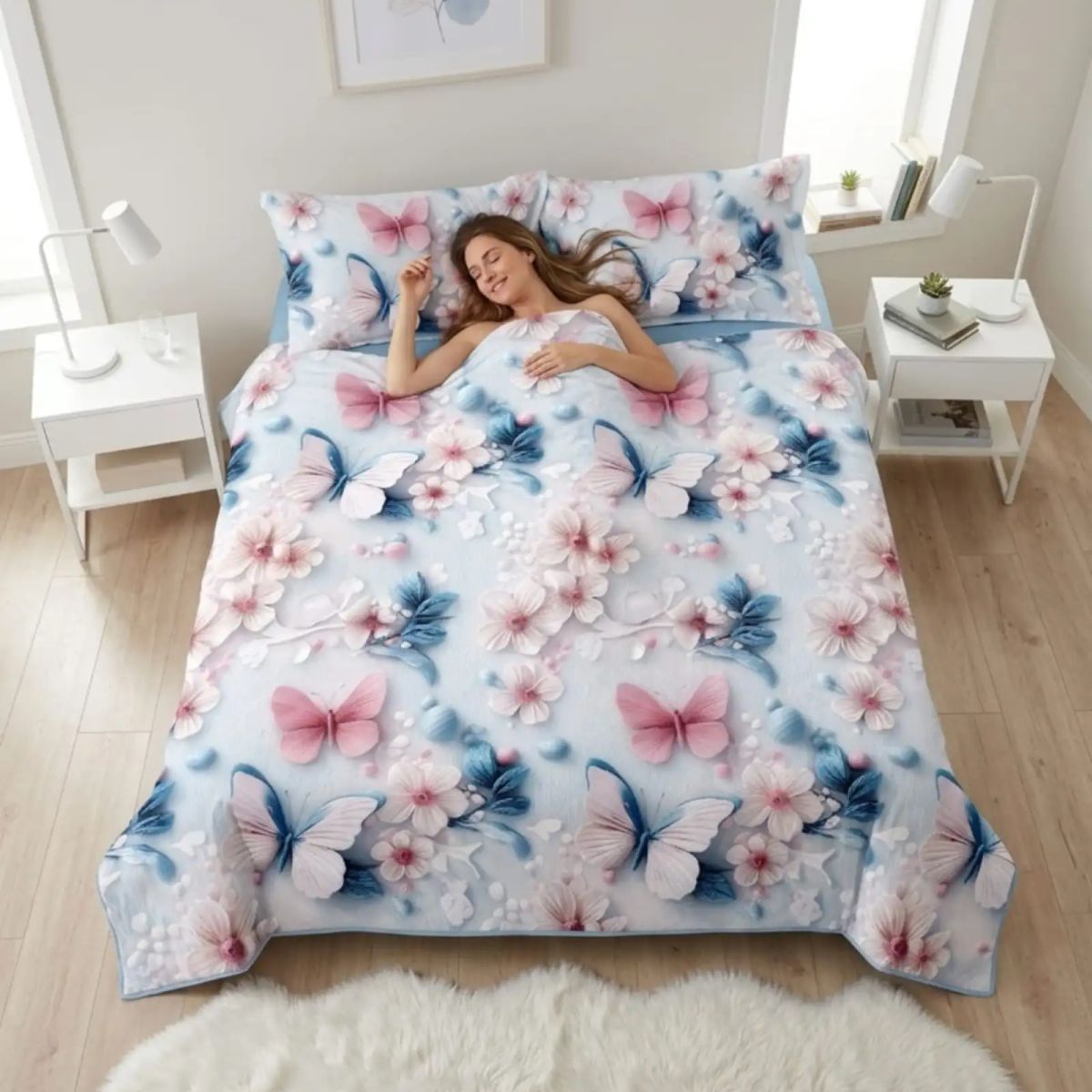 GENERICO - Quilt De Verano 5D Cubrecama Ligero Transpirable King