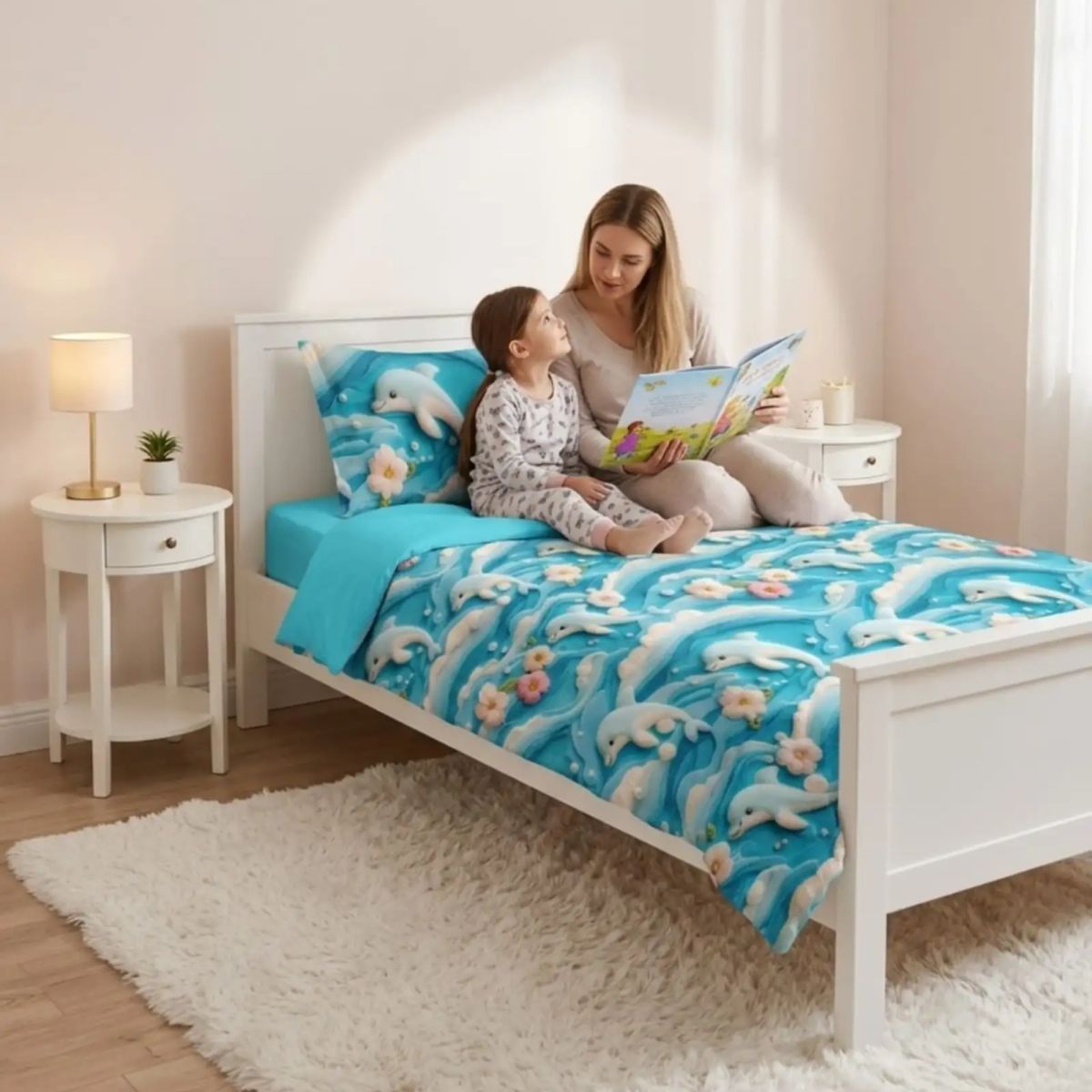 GENERICO - Quilt Cubrecamas Ligero Verano Efecto 5D Con Fundas Plaza y Media