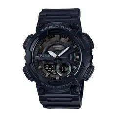 CASIO - Reloj AnálogoDigital Vintage AEQ-110W-1BVDF