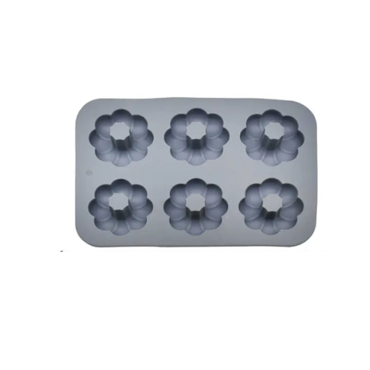 GENERICO - Molde De Silicona 6 Donas 26x18 cm