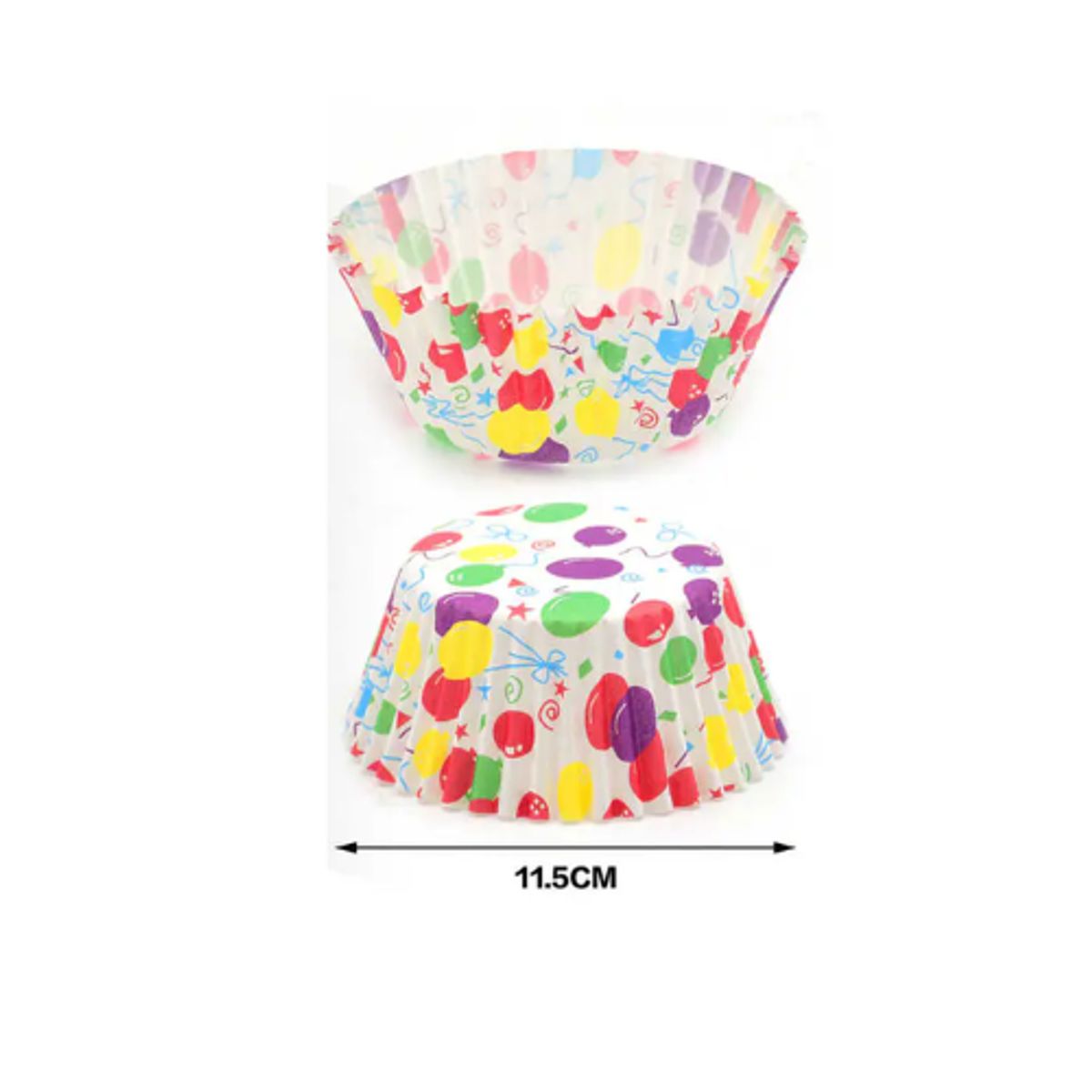 GENERICO - Molde De Papel Reposteria 100 pcs 11.5cm