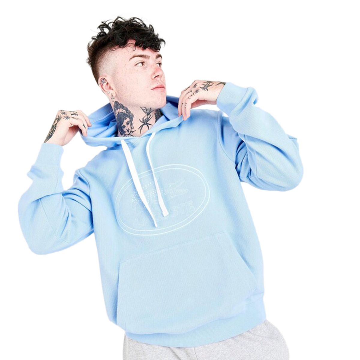 LACOSTE - Polera Tonal Croc Fleece