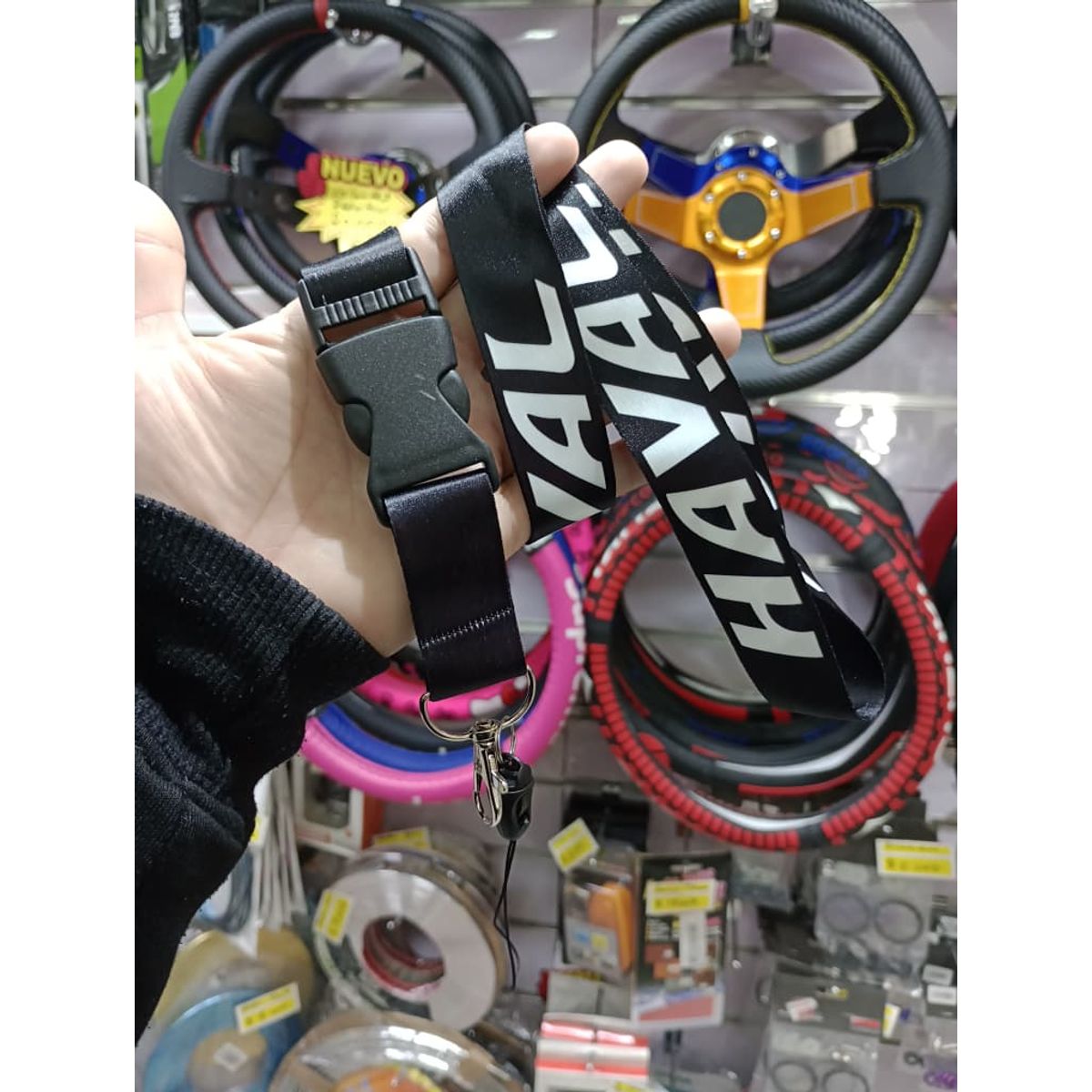 GENERICO - LLAVERO TUNING LANYARD HAVAL NEGRO
