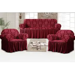 GENERICO - Funda de Sillón 3 cuerpo estilo turco con relieve