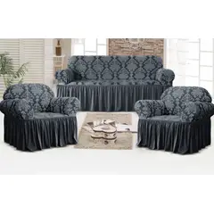 GENERICO - Funda de Sillón 3 cuerpo estilo turco con relieve