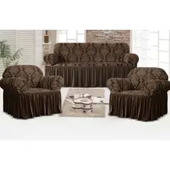 GENERICO - Funda de Sillón 3 cuerpo estilo turco con relieve