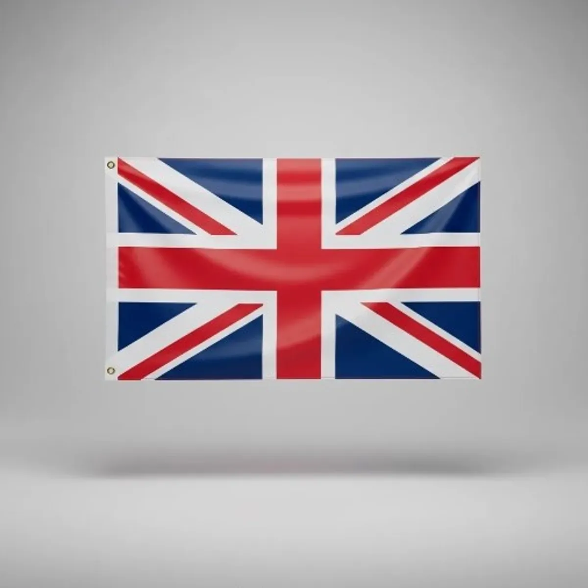 DORAL - Bandera De Inglaterra 90x60 Cm Estampada Argollas Metálicas.