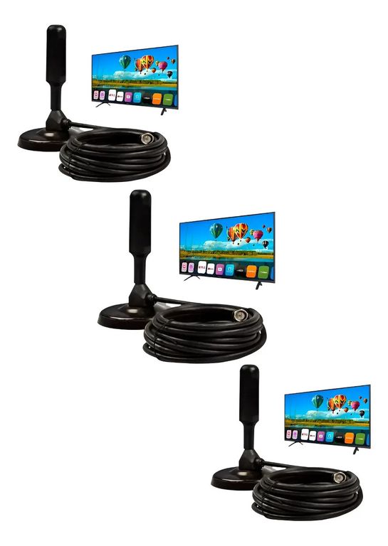 IRM Antena tv digital X3 hd iman potente recepcion canales abiertos de television interior sala de estar