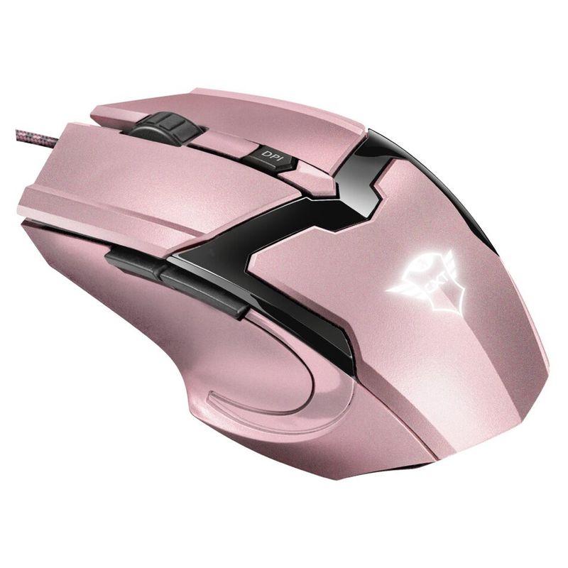 TRUST - Mouse Gamer Pro Rosado Trust Gxt 101p Gav Pink