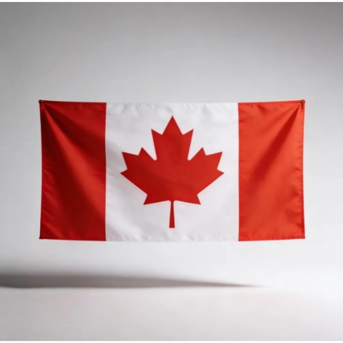 DORAL - Bandera De Canadá 90x60 Cm Estampada Argollas Metálicas.
