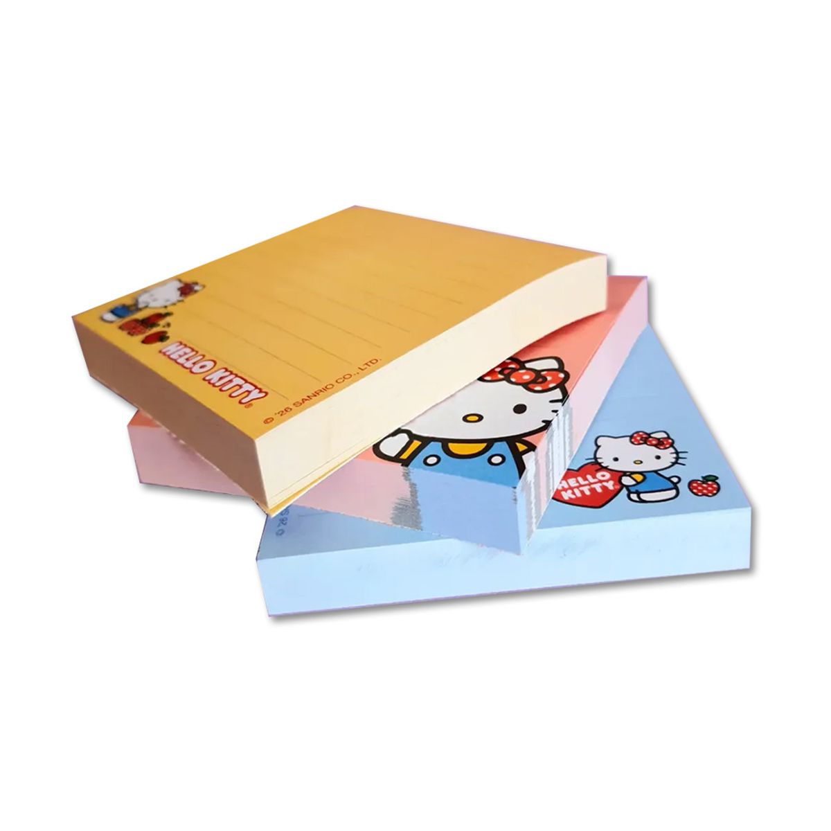 PROARTE - Notas Adhesivas Rayadas Hello Kitty Proarte 7.6cmx7.6cm 300uds