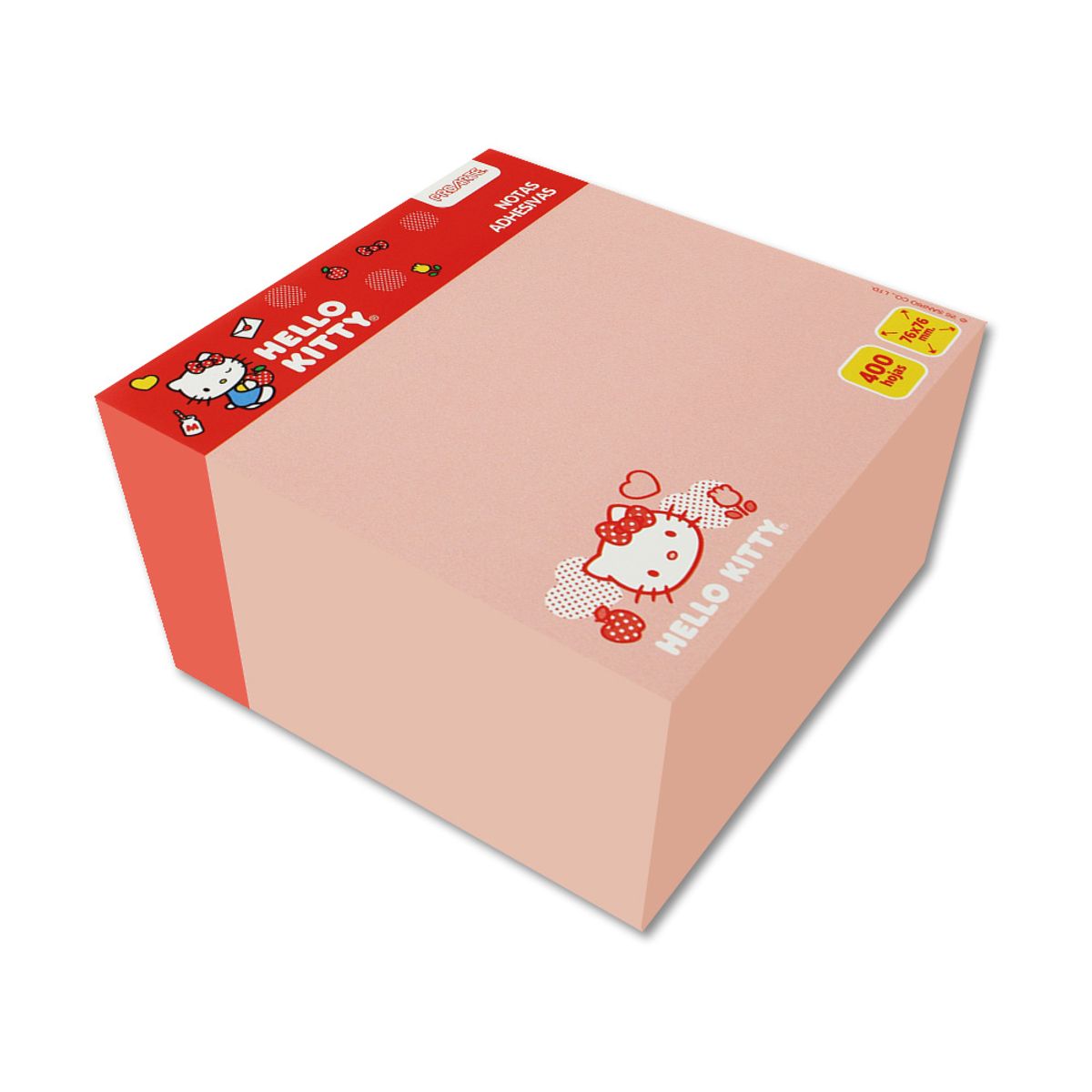 PROARTE - Notas Adhesivas Hello Kitty Proarte 7.6cmx7.6cm 400uds