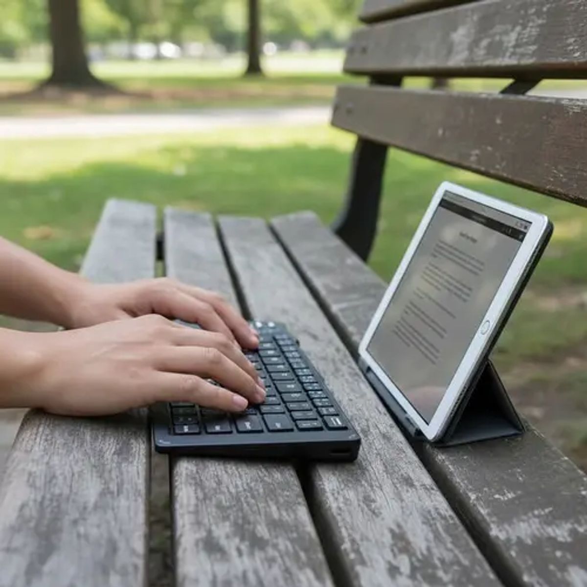 IRM - TECLADO BLUETOOTH PLEGABLE ULTRADELGADO EN ESPAÑOL Y BATERÍA DE LARGA DURACIÓN