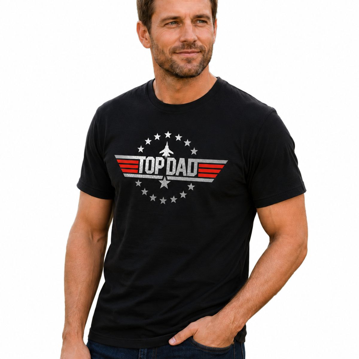 ROLY - Polera para hombre Topdad Dia del Padre papa Top