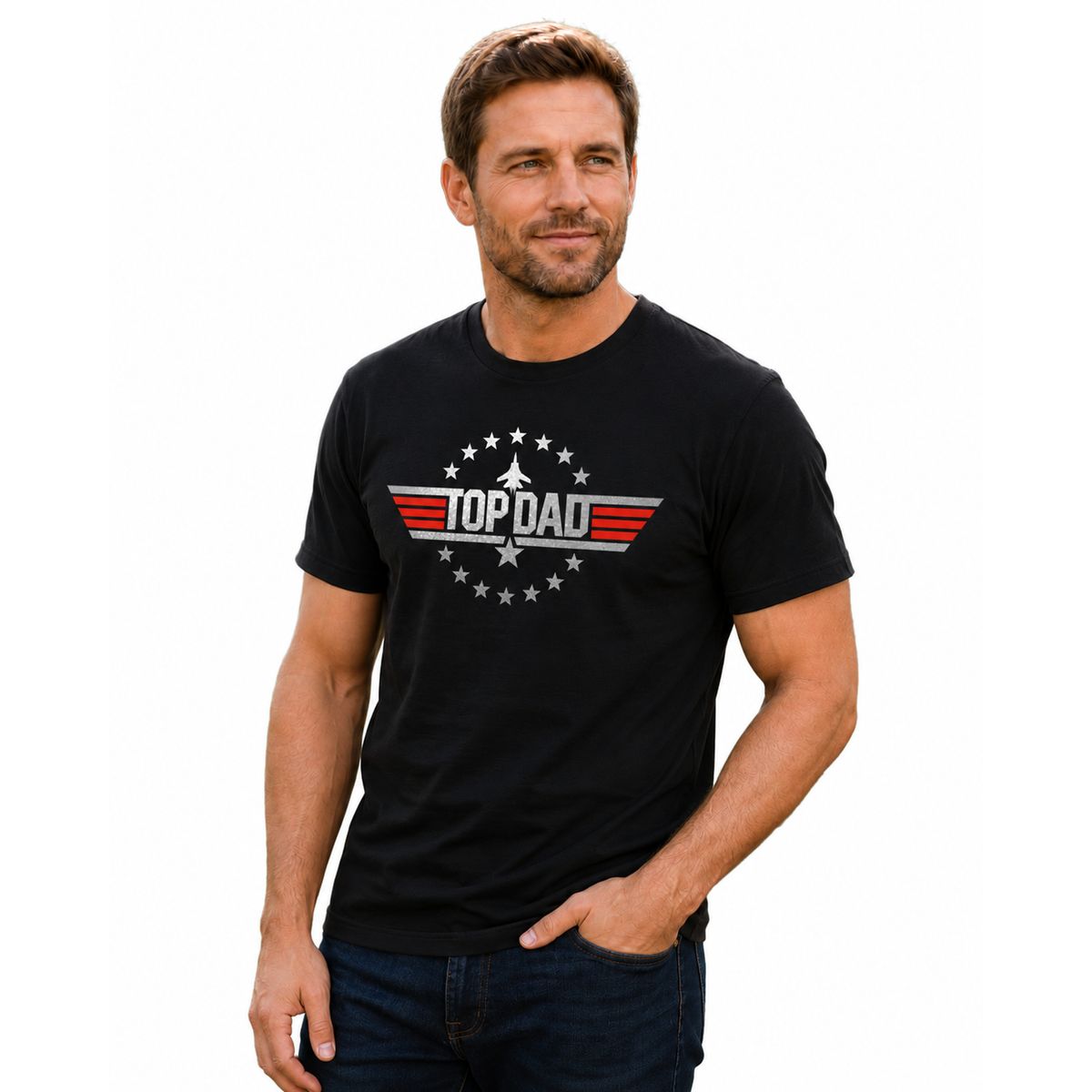 ROLY - Polera para hombre Topdad Dia del Padre papa Top
