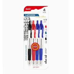 GENERICO - Bolígrafos de Gel 4 pcs